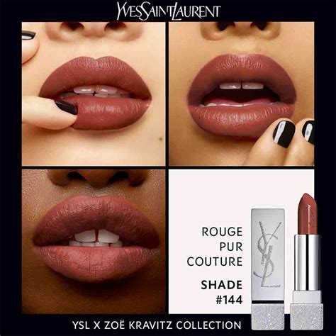 ysl x zoe kravitz lipstick|zoe kravitz ysl shade.